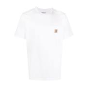 Carhartt Wip T-Shirts White, Herr