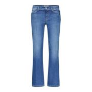 Cambio Boot-cut Jeans Blue, Dam