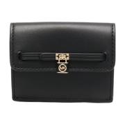 Michael Kors Svart Flap Korthållare Plånbok Casual Black, Dam