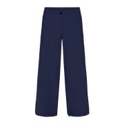 LauRie Wide Trousers Blue, Dam