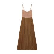 Maliparmi Maxi Dresses Brown, Dam