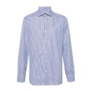 Barba Shirts Blue, Herr