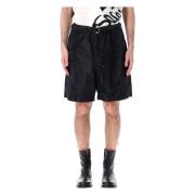 Sacai Shorts Black, Herr