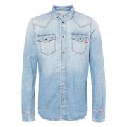 Diesel Denim Shirts Blue, Herr