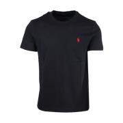 Ralph Lauren T-Shirts Black, Herr