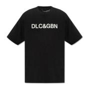 Dolce & Gabbana T-shirt med logotyp Black, Herr