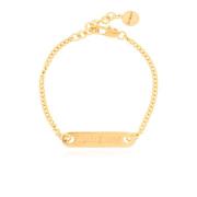 Palm Angels Armband med logotyp Yellow, Dam