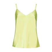 Doris S Sleeveless Tops Green, Dam