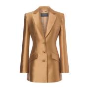 Alberta Ferretti Beige Jacka Beige, Dam