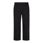 LauRie Wide Trousers Black, Dam