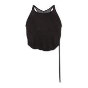 Rick Owens Basic Tank Cropped top Black, Dam