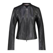 Milestone Leather Jackets Black, Dam