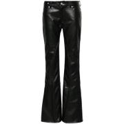 Y/Project Leather Trousers Black, Dam