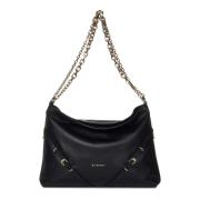 Givenchy Svart Voyou Chain Axelväska Black, Dam