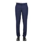 Selected Homme Midnight Blue Dubbel Stängning Byxor Blue, Herr