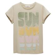 Dorothee Schumacher Disco Print O-Neck T-Shirt Green, Dam