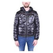 Blauer Kort Vadderad Dunjacka Black, Herr