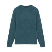 Brooks Brothers Teal-färgad Ull-Nylon-Alpacka-Blandningströja Green, D...