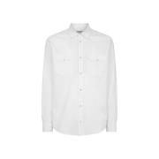 Dondup Casual Shirts White, Herr