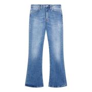 Dondup Flared Jeans Blue, Dam