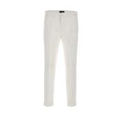 Fay Slim-fit Trousers White, Herr