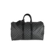 Louis Vuitton Vintage Pre-owned Canvas handvskor Black, Dam