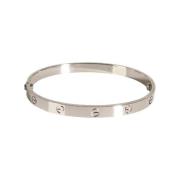 Cartier Vintage Pre-owned Vitt guld armband Gray, Dam