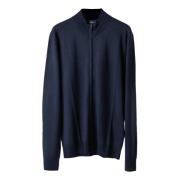 Hackett Lyxig Zip Cardigan Blue, Herr