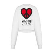 Moschino Hoodies White, Dam