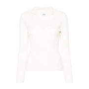 Allude V-neck Knitwear White, Dam