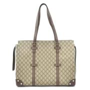 Gucci Vintage Pre-owned Canvas resvskor Beige, Dam