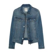 Zadig & Voltaire Stiliga Denim Jacka Kollektion Blue, Dam