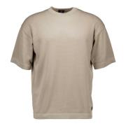 Genti T-Shirts Beige, Herr