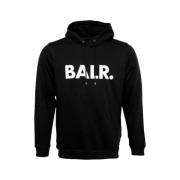 Balr. Svart Hoodie Black, Herr