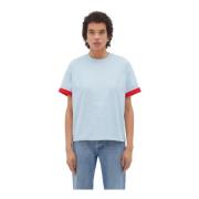 Bottega Veneta T-Shirts Blue, Dam