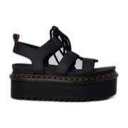 Dr. Martens Athena Läder Sandaler Vår/Sommar Kollektion Black, Dam