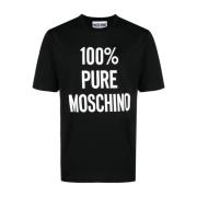 Moschino T-Shirts Black, Herr