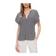 Tommy Hilfiger Blouses Shirts Blue, Dam