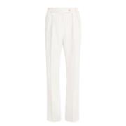 Tommy Hilfiger Wide Trousers Beige, Dam