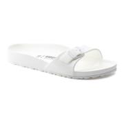 Birkenstock Vita Eva Anatomiska Sandaler Platta Sula White, Dam