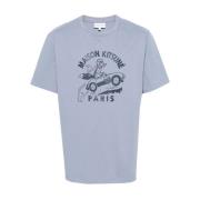 Maison Kitsuné T-Shirts Blue, Herr