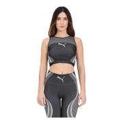 Puma Svart Dare To Crop Top Black, Dam