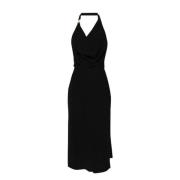 Elisabetta Franchi Midi Dresses Black, Dam