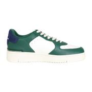 Ralph Lauren Vit Grön Blå Låg Profil Sneakers Multicolor, Herr