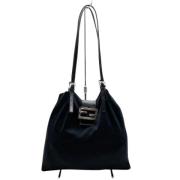 Fendi Vintage Pre-owned Canvas fendi-vskor Blue, Dam