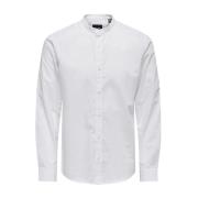 ONLY & SONS Klassisk Vit Skjorta White, Herr