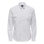 ONLY & SONS Klassisk Vit Skjorta White, Herr