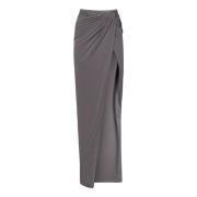 Laquan Smith Skirts Gray, Dam