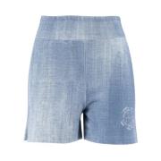 Ermanno Scervino Women Clothing Shorts Light Jeans Ss23 Blue, Dam