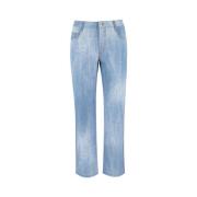 Ermanno Scervino Trousers Blue, Dam